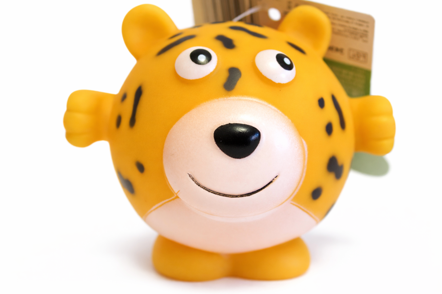 Squeaky Dog Chew Fetch Toy Safari Style: Elephant, Tiger Giraffe Puppy Toy