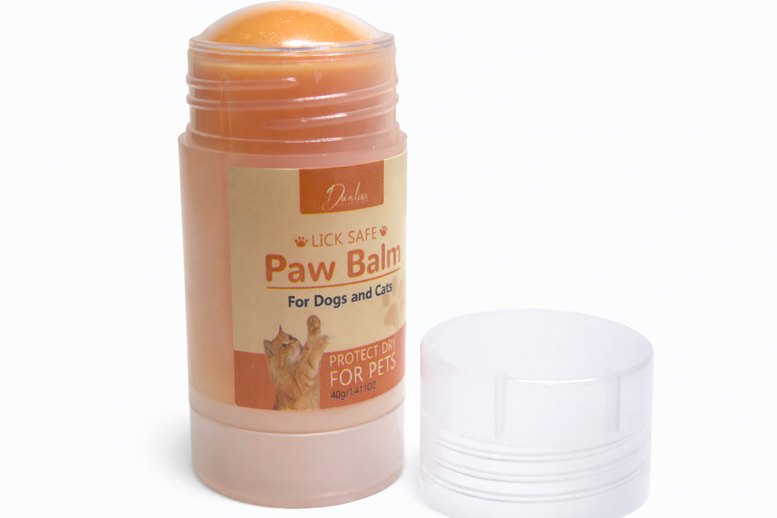 Lick Safe Pet Paw Moisturising Balm Pen Cats & Dogs Cracked Paws Dry Skin 40g