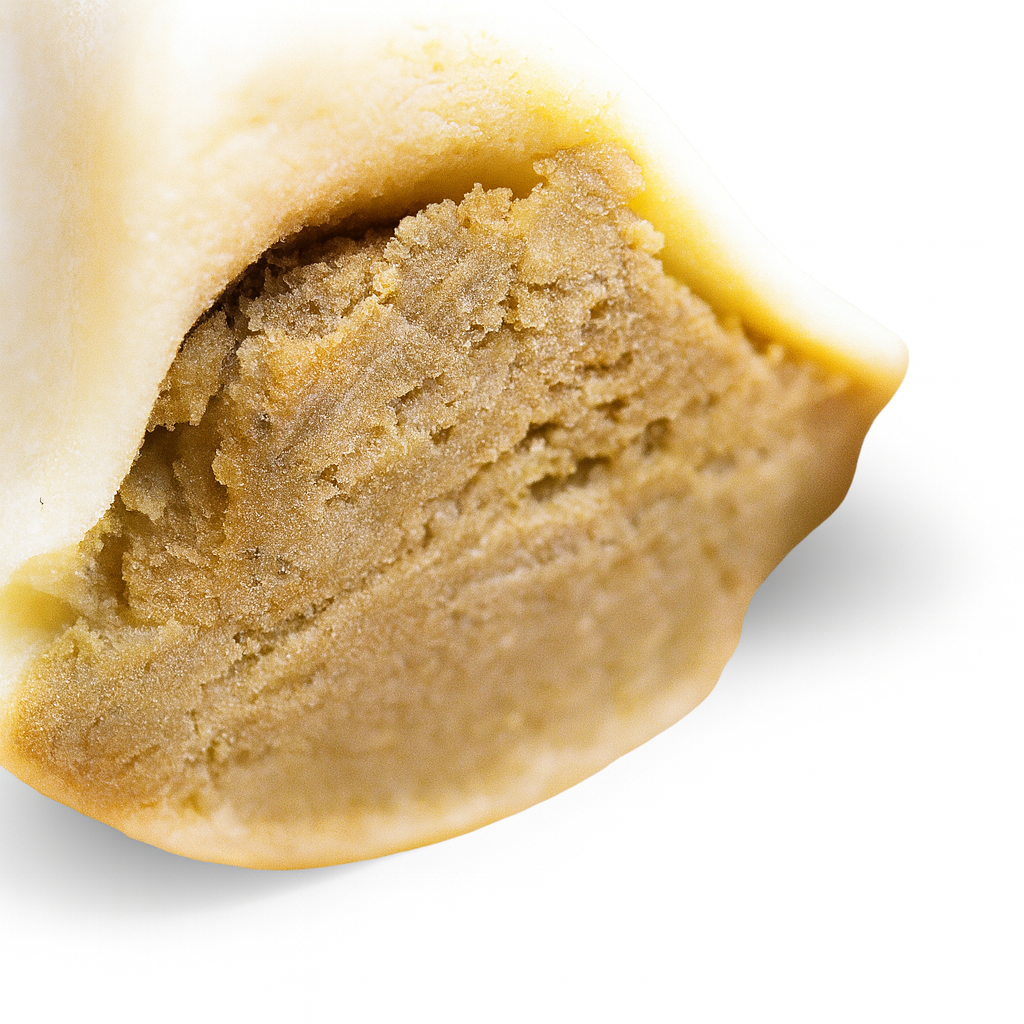 Two Large Dog Marrow Bones Chicken & Beef Filling Chew Treat Snack Protein Meaty