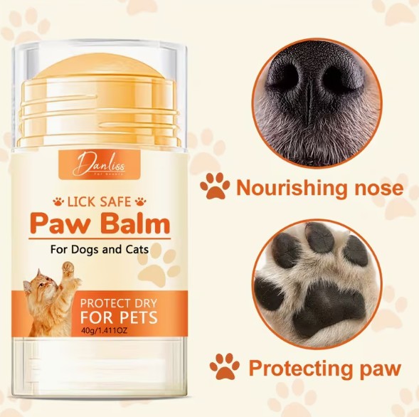 Lick Safe Pet Paw Moisturising Balm Pen Cats & Dogs Cracked Paws Dry Skin 40g