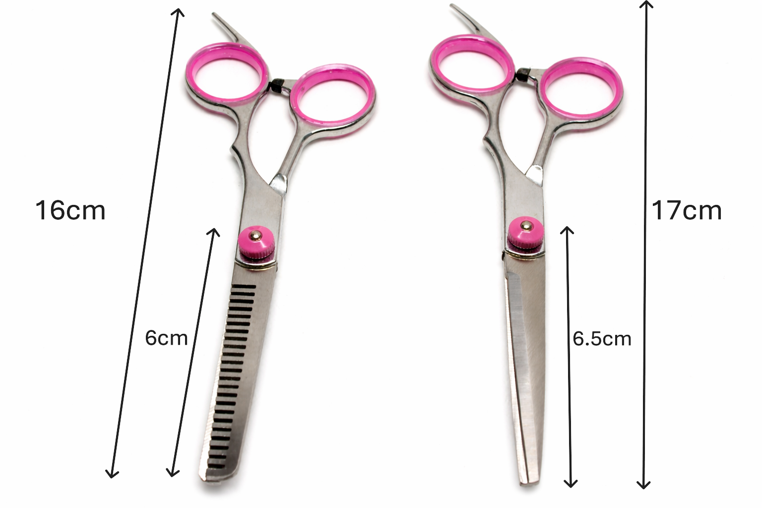 Dog Grooming Scissors Set of 2 Professional Curved & Thinning Pink Ergonomic for Dogs