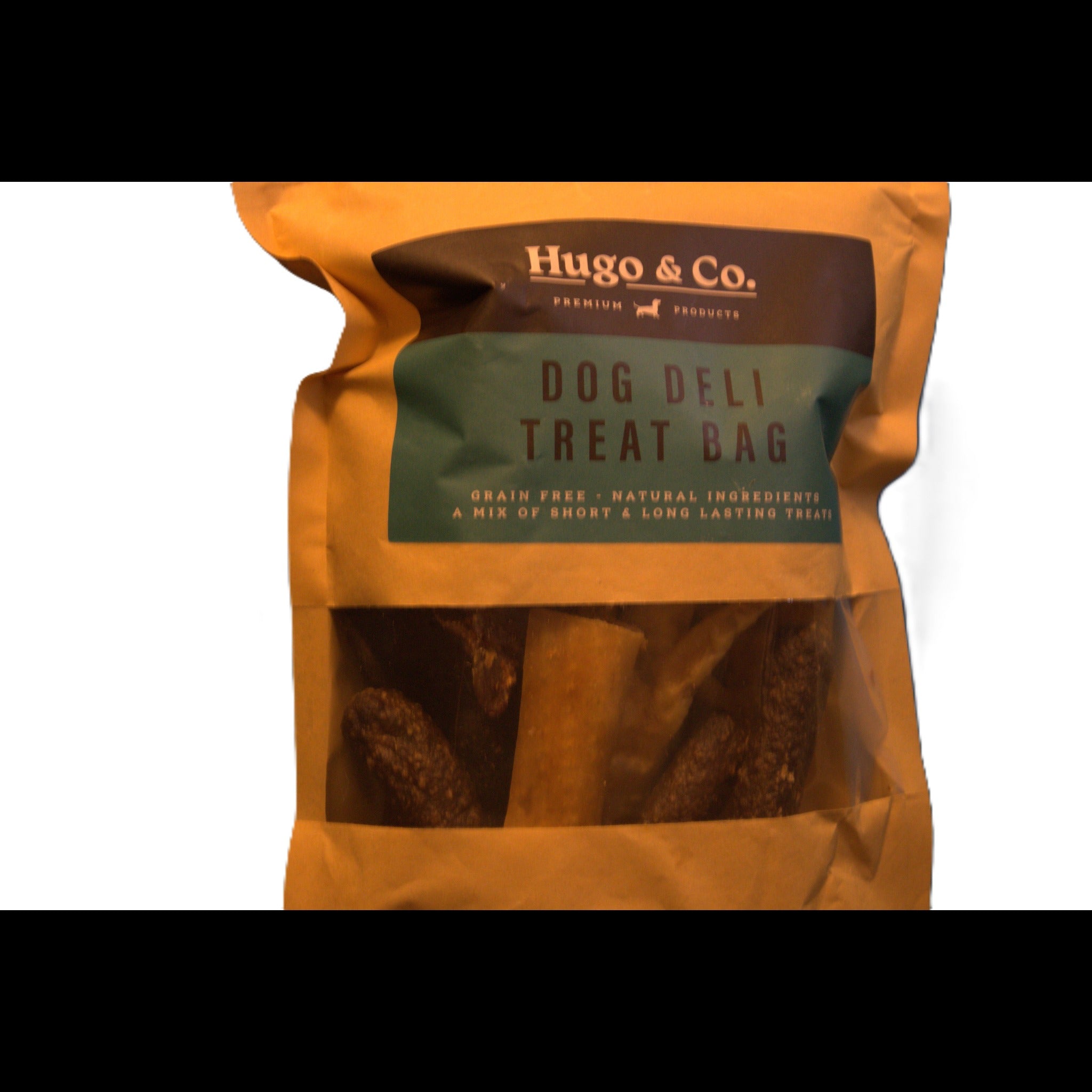 Dog Deli Treat Bag 100% Natural 235g Chicken Black Pudding Beef Pigs Ear Sausages
