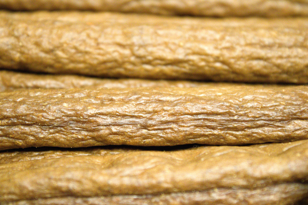 Natural Dog Pet Sausage from Local UK Farm & from Fresh Meat Tripe Salmon Lamb or Black Pudding