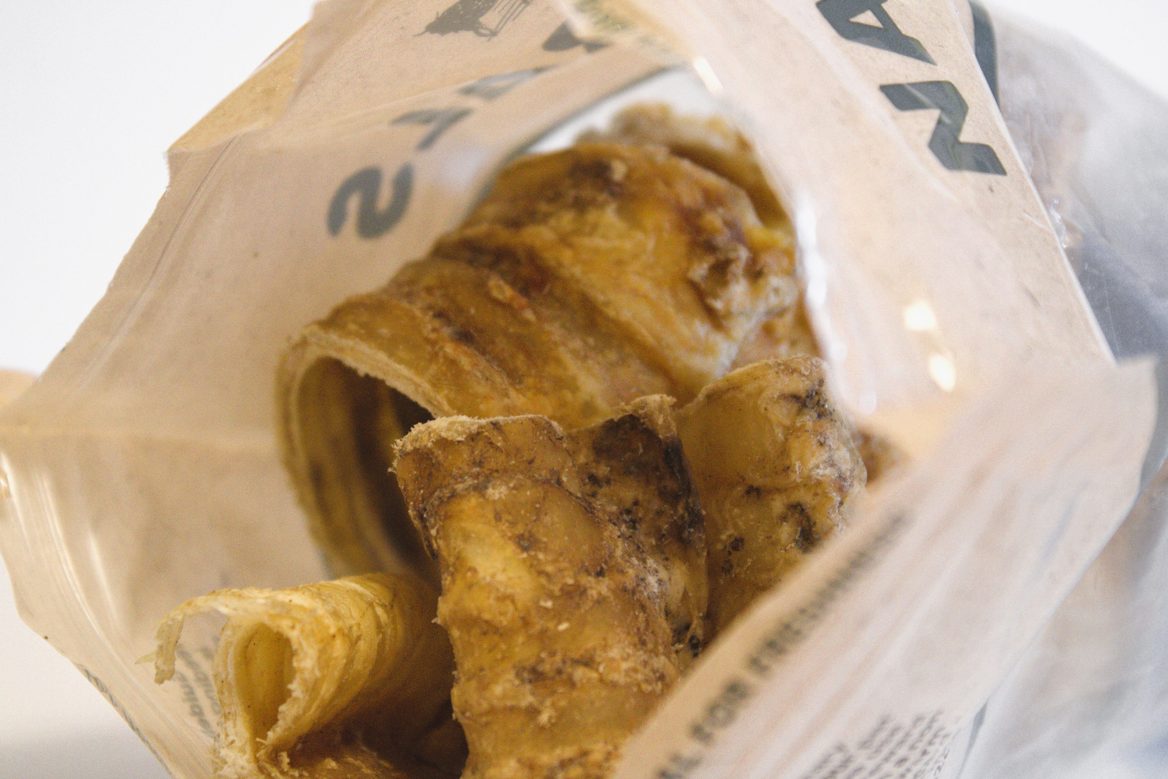 Natural Dog Treat Buffalo/Beef Trachea Rings Crunchy Tasty Clean Teeth