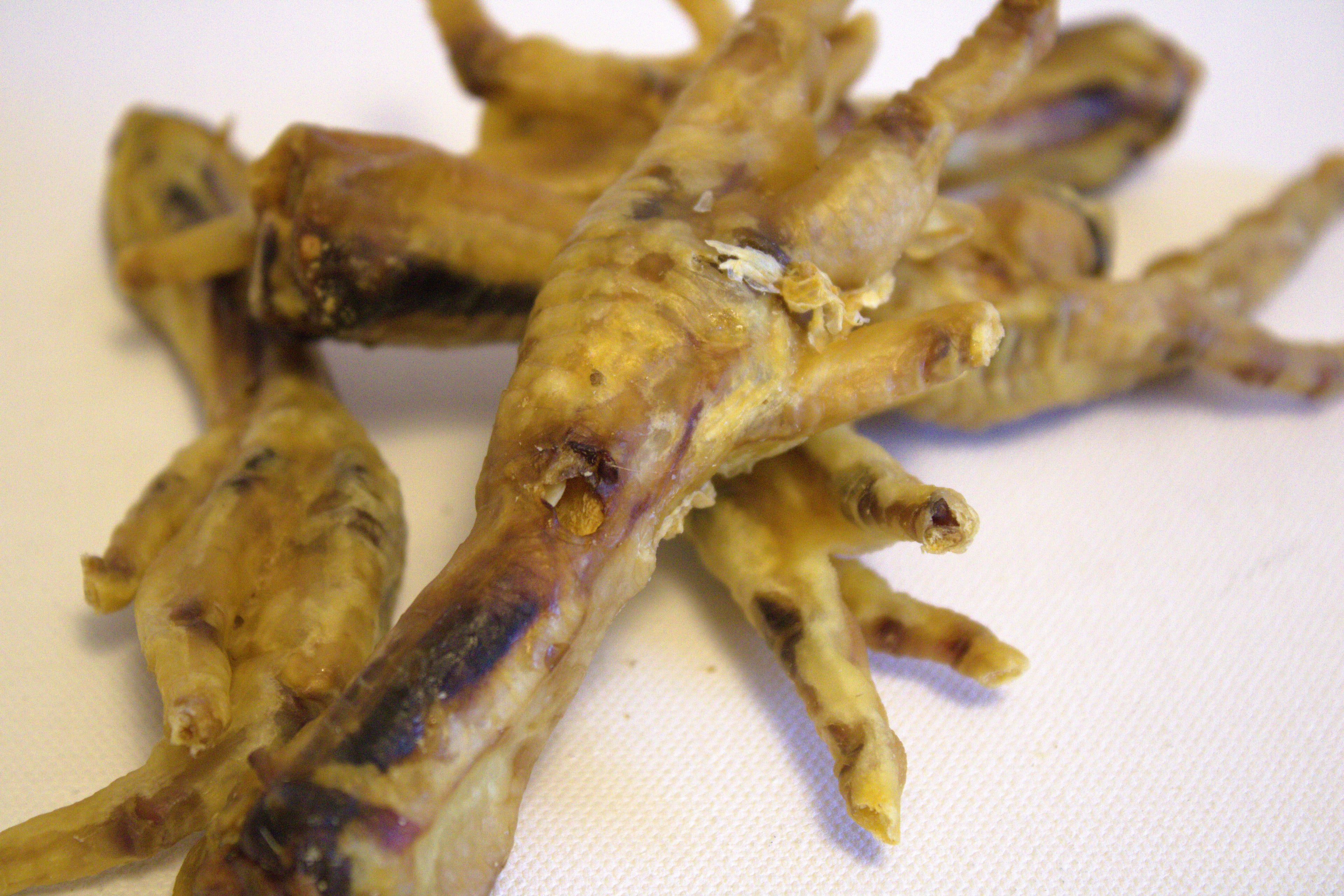 Chicken Feet Dog Treats. Premium product. 100% Natural 75g