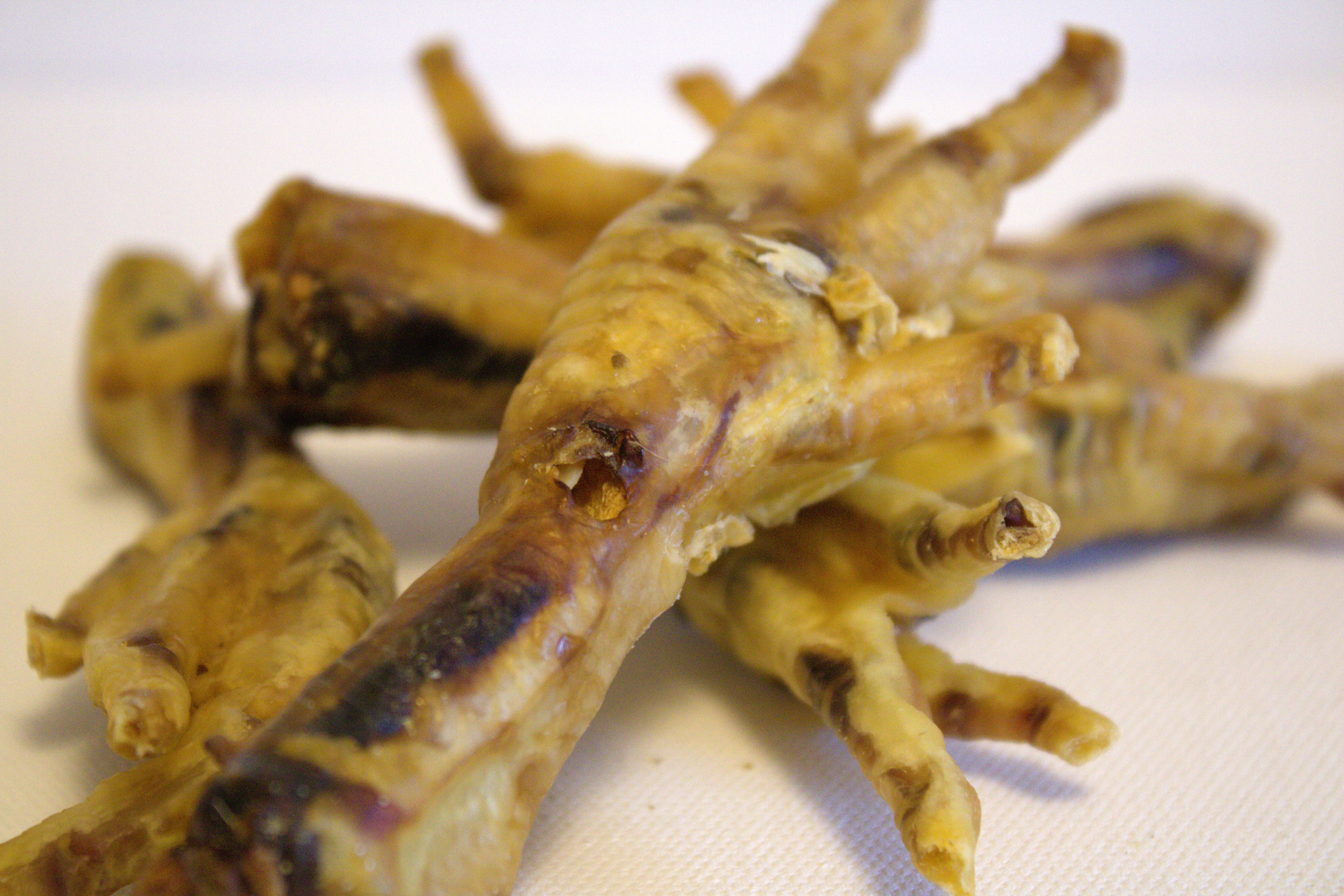 Chicken Feet Dog Treats. Premium product. 100% Natural 75g