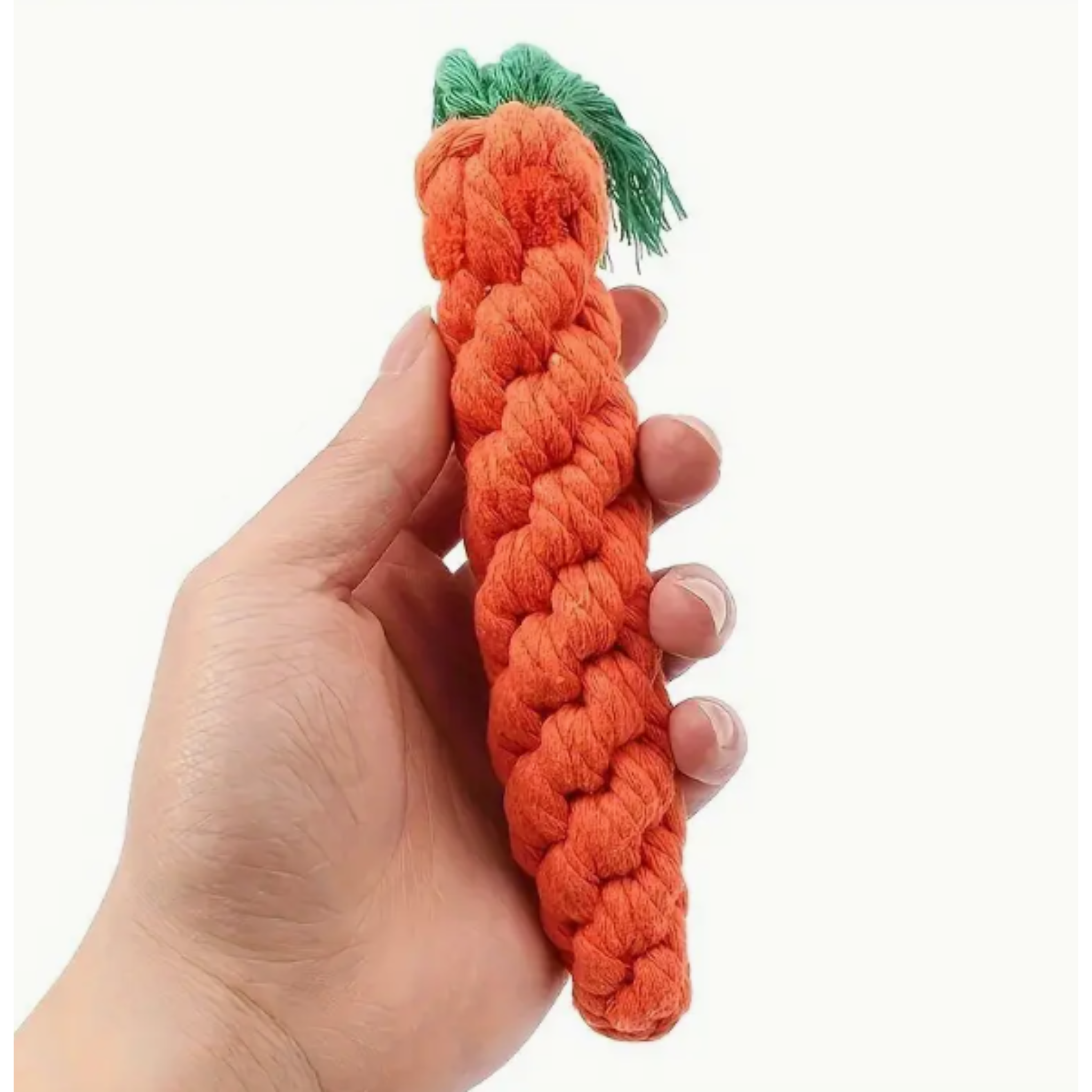 Pet Toy  Durable Carrot Rope for Agrresive Chewers Dog Chew Toy