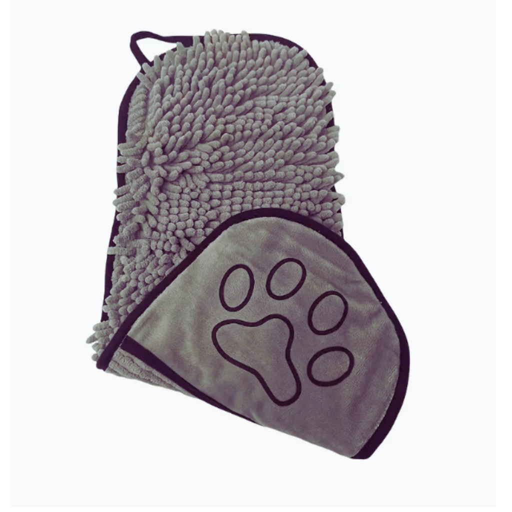 Towel for Pets, Super Absorbent, Quick Dry Grey S