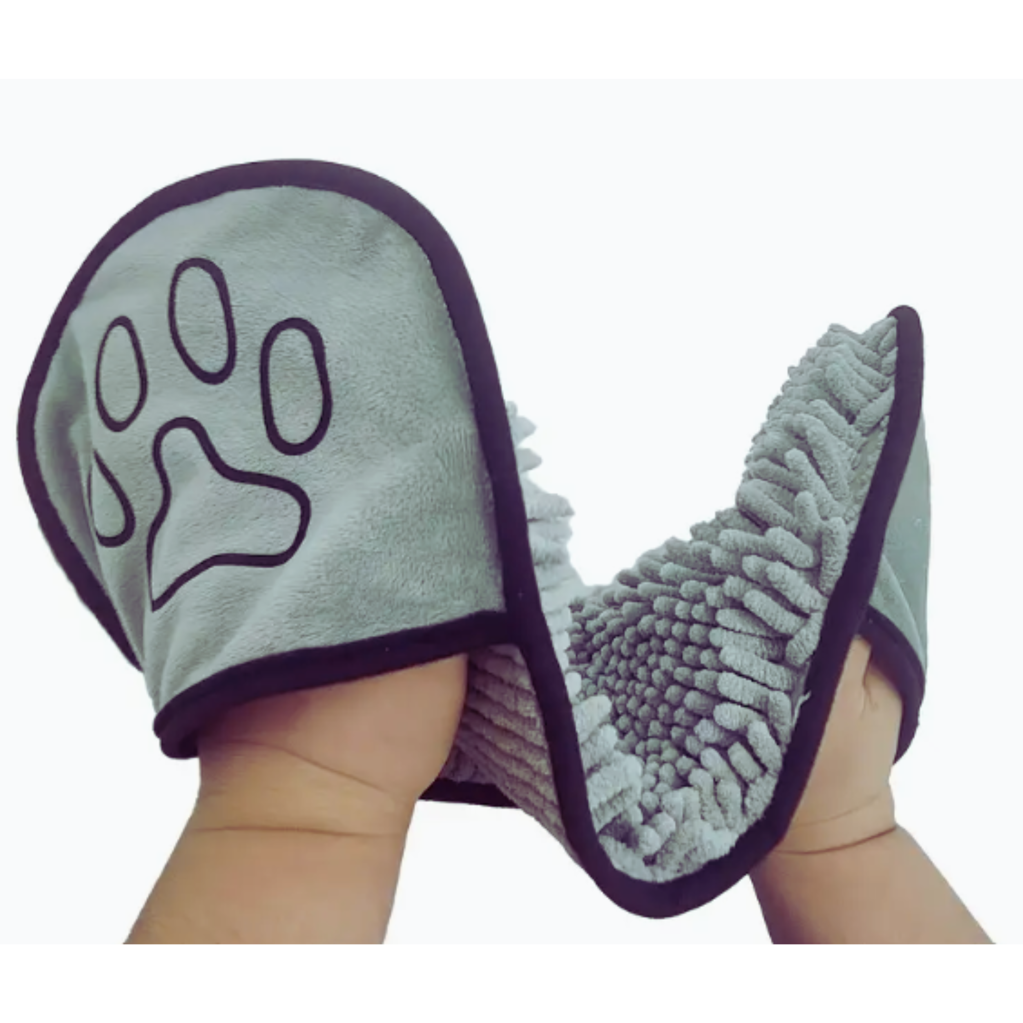 Towel for Pets, Super Absorbent, Quick Dry Grey S