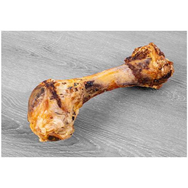 TWO LARGE Serrano Ham BONE Dog Chew Treat Snack Natural High Protein MEATY