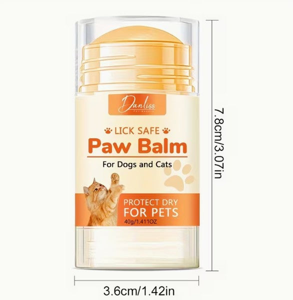 Lick Safe Pet Paw Moisturising Balm Pen Cats & Dogs Cracked Paws Dry Skin 40g