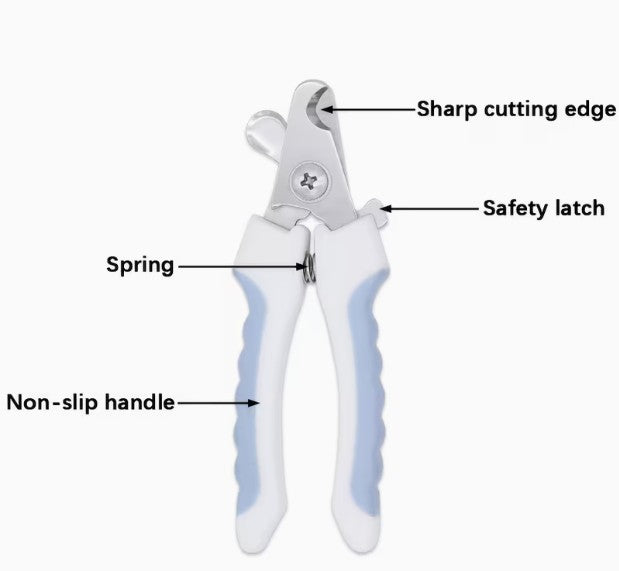 Stainless Steal Pet Nail Scissor for Dogs & Cats Ergonomic Clippers Trimming