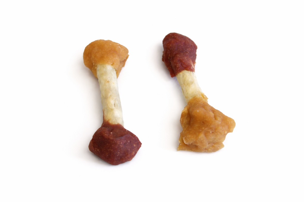 Pack of 2:  Duck & Chicken DogTreats Meaty Puppy Snack Treat