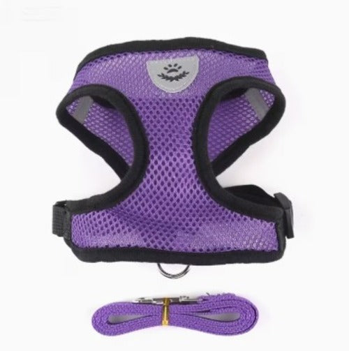Dog Harness Soft Adjustable Reflective Comfortable Puppy Vest Mesh Cat/Small Pet