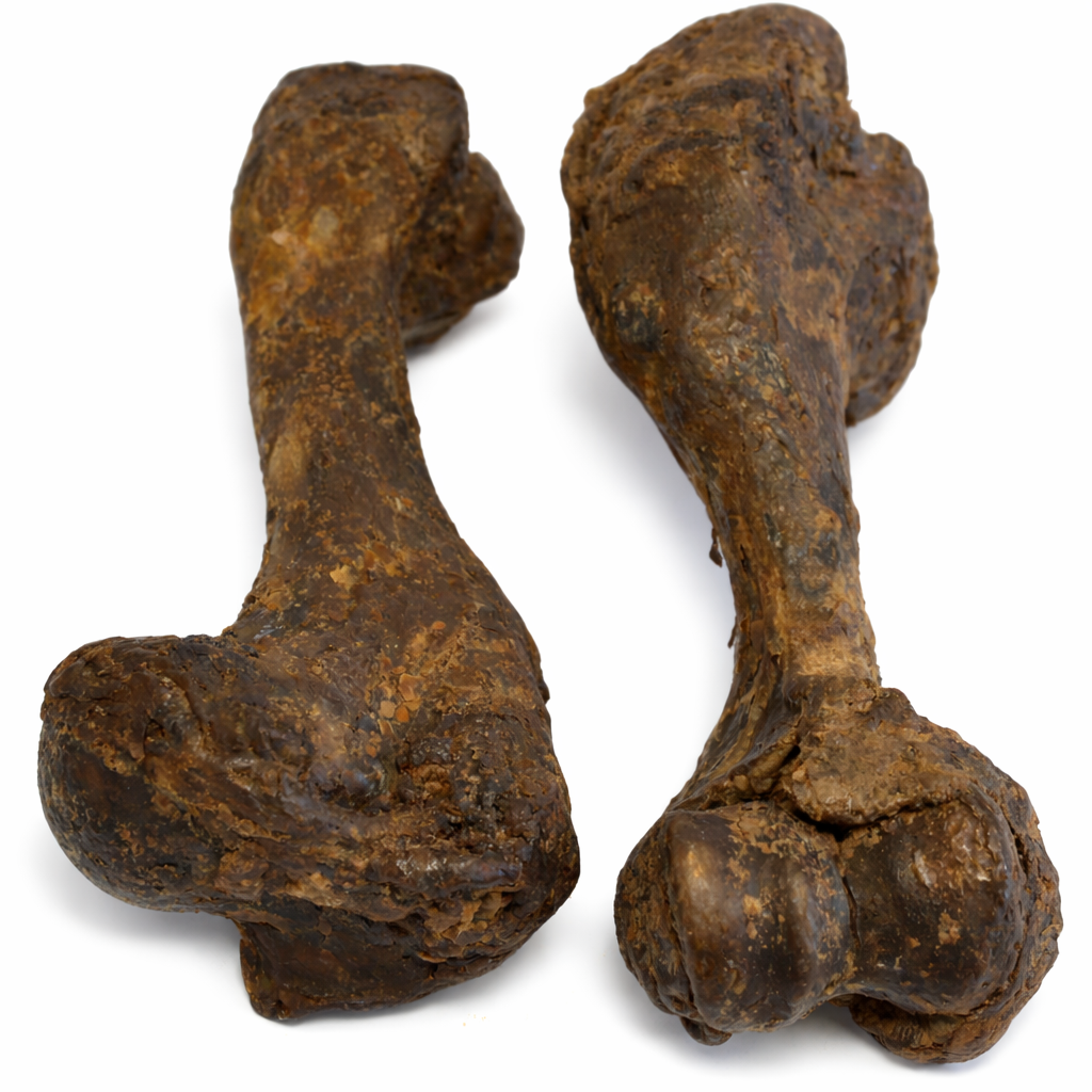 Roasted BONES Pack Of 2 Dog Treat Chew Snack Natural Extra Meaty