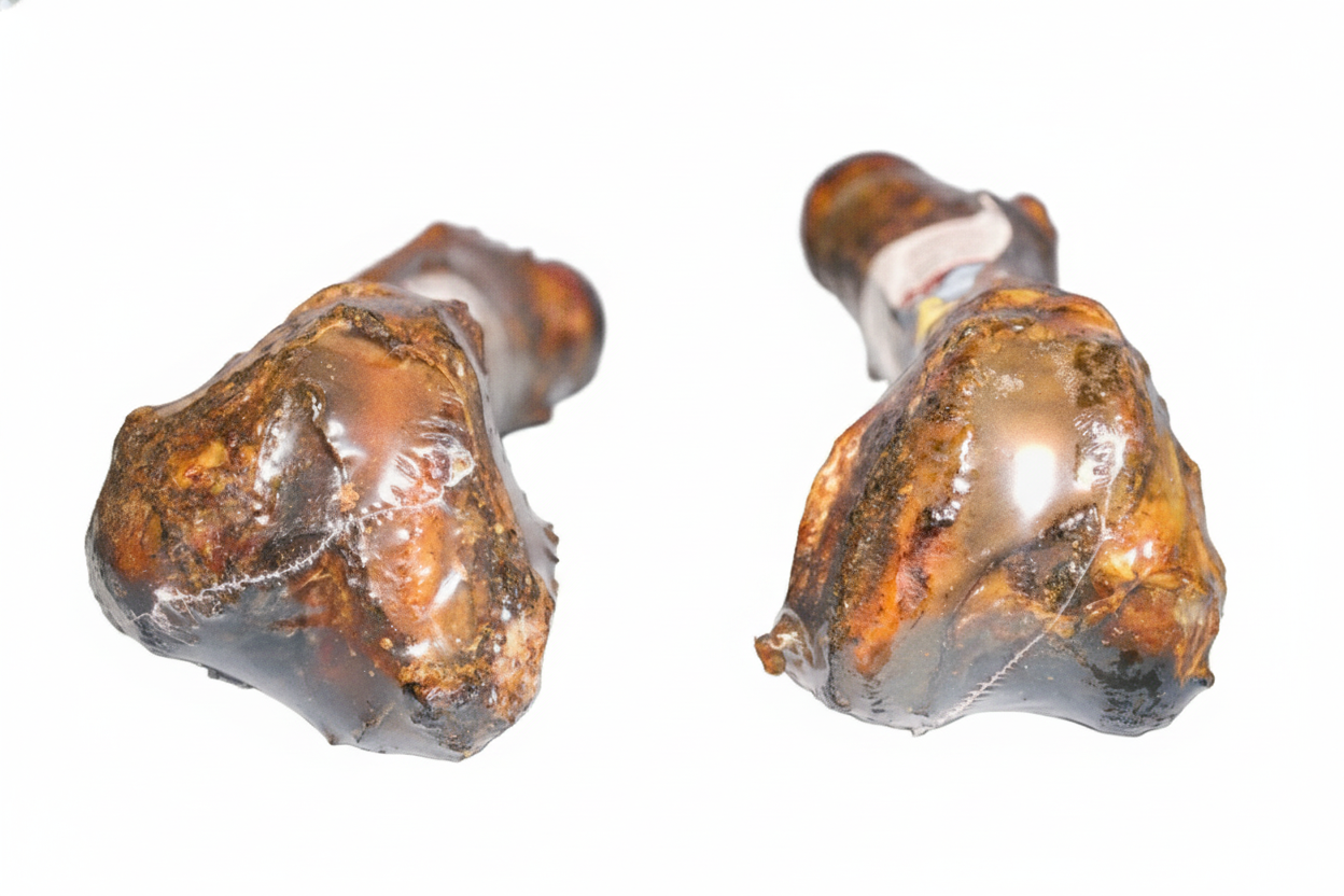 Large Roasted Dog Bones Pack Of 2 Natural Treat Chew Snack