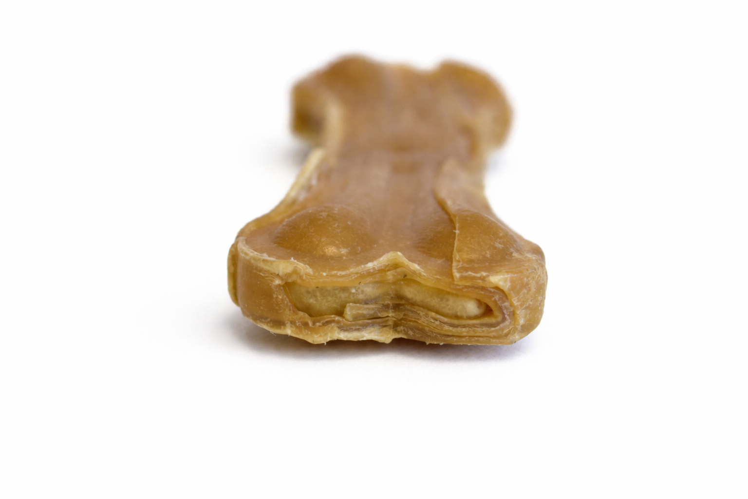 4 Pack Pressed Knuckle Bones Dog Treat Chew Rawhide Snack