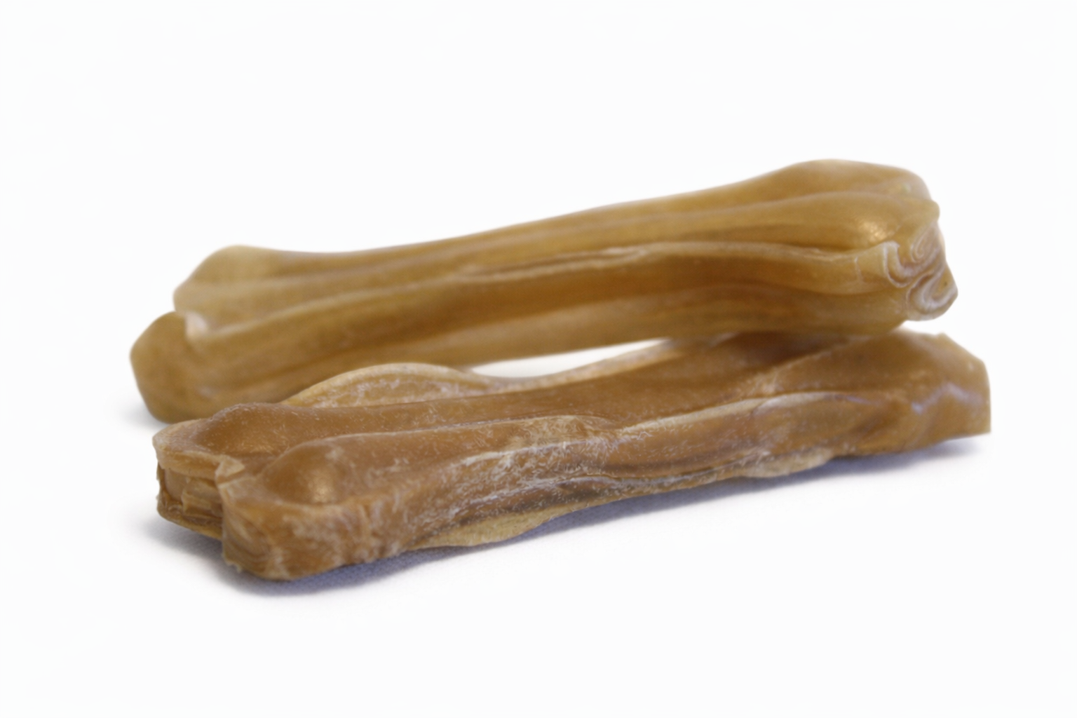 4 Pack Pressed Knuckle Bones Dog Treat Chew Rawhide Snack