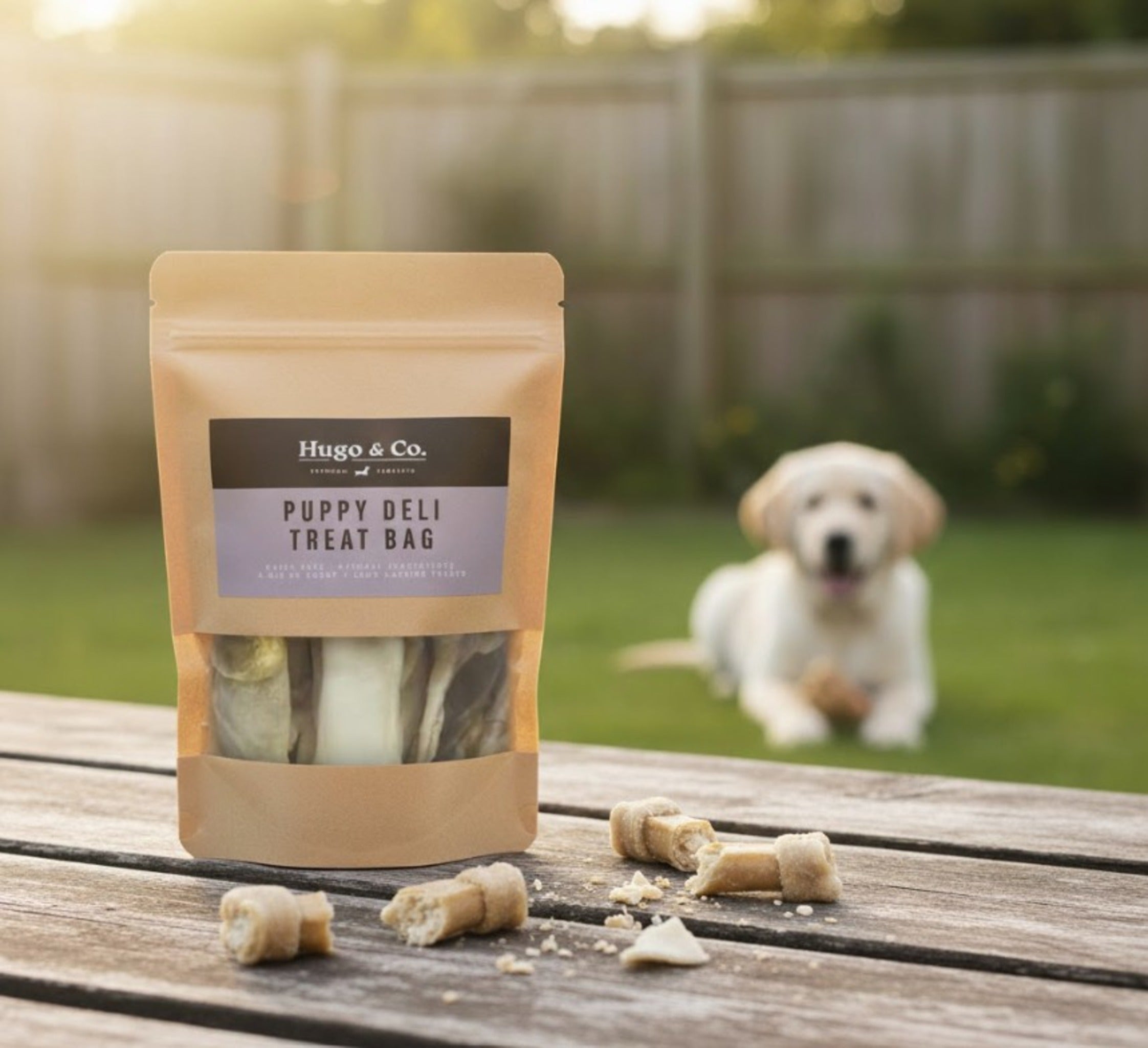 Puppy Deli Treat Bag Premium 100% Natural Dog Treats 250g