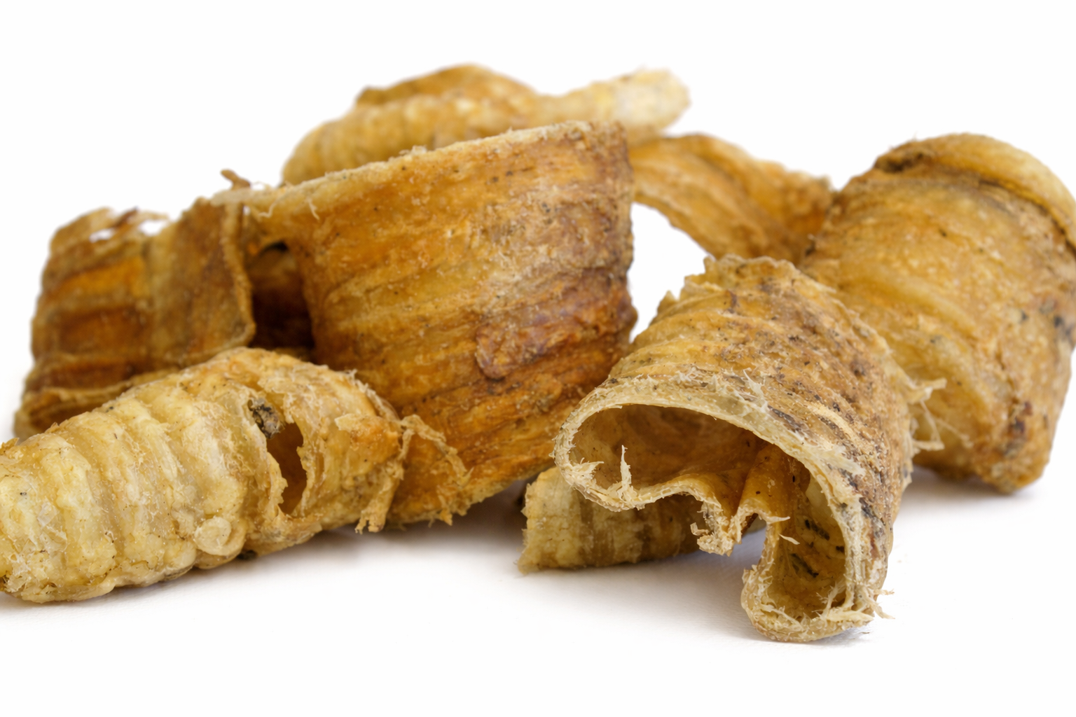 Natural Dog Treat Buffalo/Beef Trachea Rings Crunchy Tasty Clean Teeth